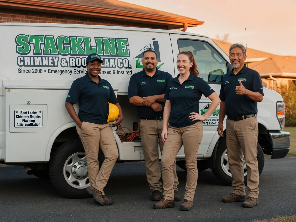 Chimney flashing repair company in Cambridge, MN
